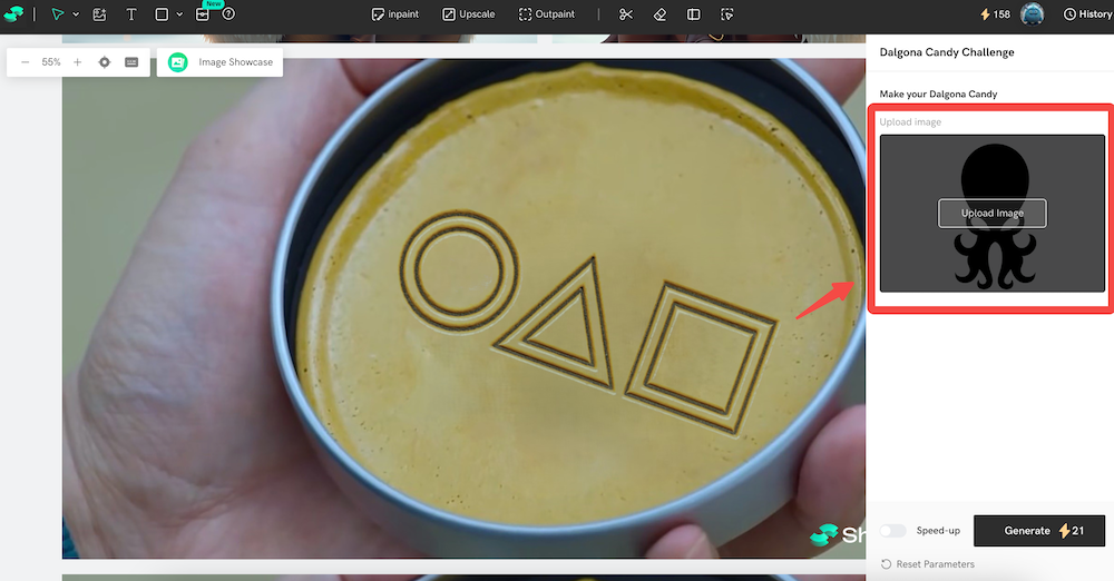 Join the Shakker AI Squid Game Dalgona Candy Challenge Today | Shakker AI